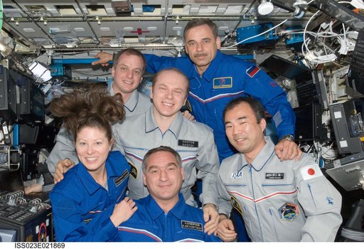 Expedition 23 Crewmembers Inflight Portrait
