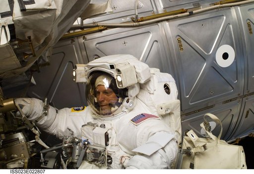 Anderson during EVA 3