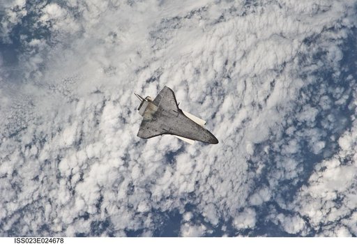 STS-131 Discovery after Undocking