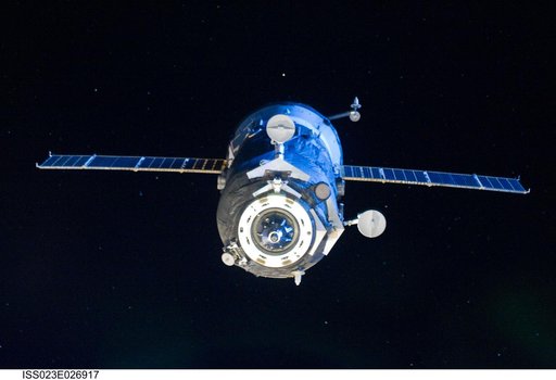 Progress 35P Spacecraft after undocking from DC1