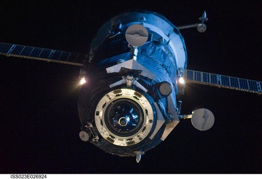 Progress 35P Spacecraft after undocking from DC1