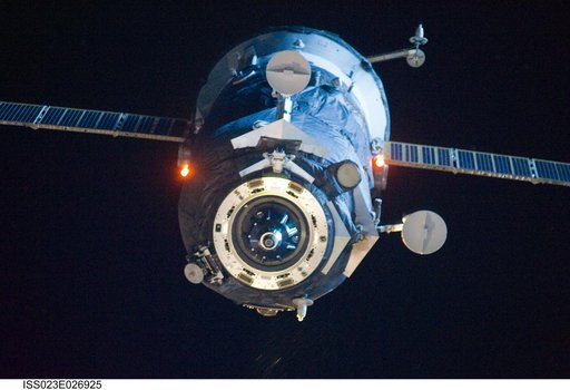 Progress 35P Spacecraft after undocking from DC1