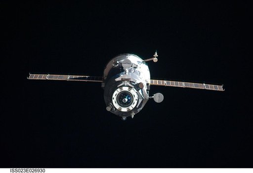 Progress 35P Spacecraft after undocking from DC1