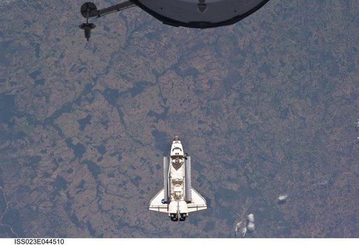 Atlantis on Approach to ISS during the STS-132 Mission