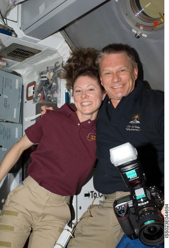 Expedition 23 Crew welcomes STS-132 Crew