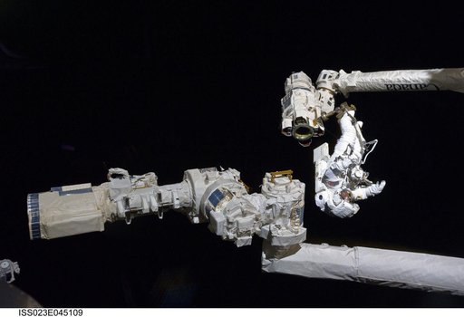 Reisman during EVA 1