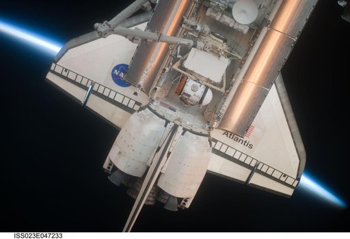 STS-132 Atlantis during Expedition 23 Docking OPS