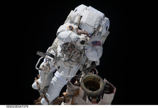 Reisman during EVA 1