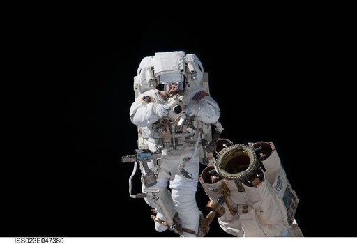Reisman during EVA 1