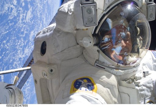 Reisman during EVA 3