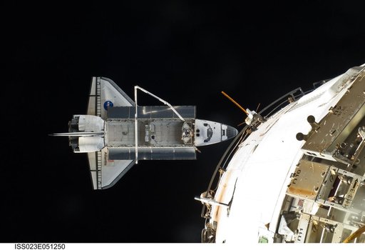 STS-132 Atlantis after Undocking