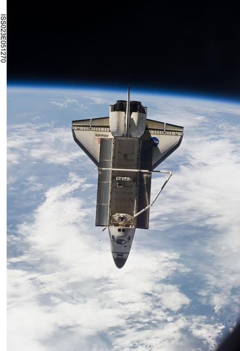STS-132 Atlantis after Undocking