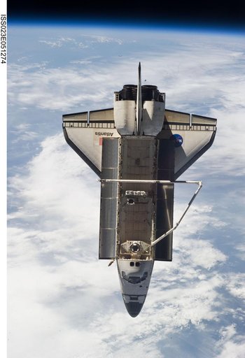 STS-132 Atlantis after Undocking