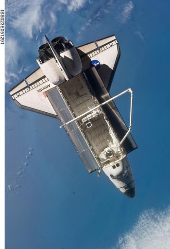 STS-132 Atlantis after Undocking