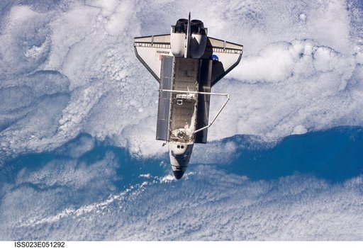 STS-132 Atlantis after Undocking
