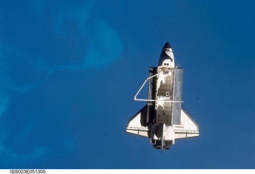 STS-132 Atlantis after Undocking