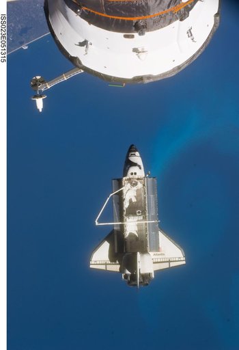 STS-132 Atlantis after Undocking
