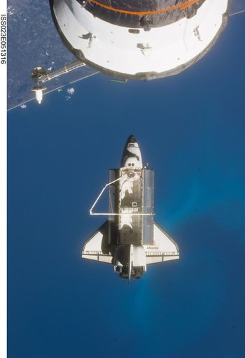 STS-132 Atlantis after Undocking