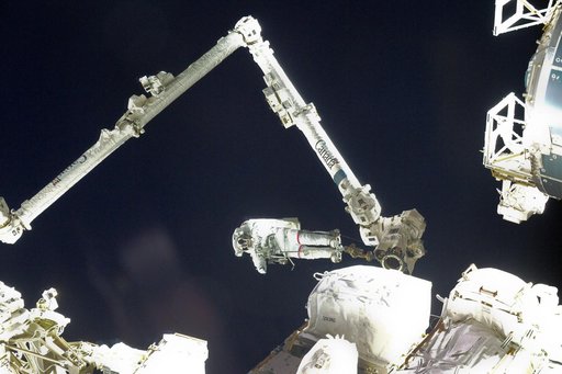 View of FE Wheelock during EVA-16