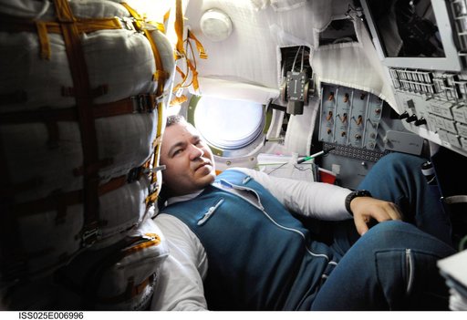 Soyuz TMA-01M In Cabin Photos