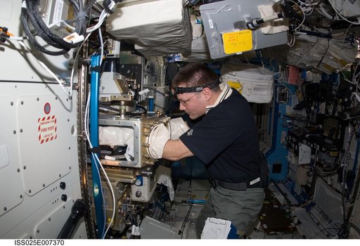 Wheelock in U.S. Lab