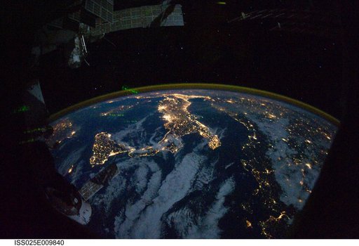 Night Earth Observation taken by the Expedition 25 crew