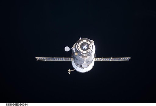 Progress 40 Departing the ISS