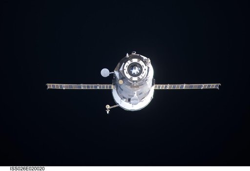Progress 40 Departing the ISS