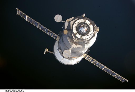 Progress 40 Departing the ISS