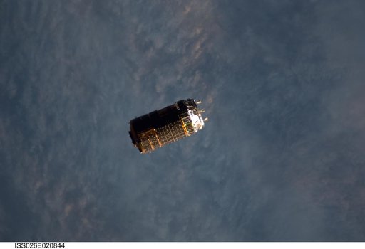 Unpiloted Japanese Kounotori HTV-2 Transfer Vehicle