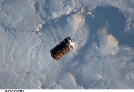Unpiloted Japanese Kounotori HTV-2 Transfer Vehicle