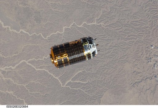 Unpiloted Japanese Kounotori HTV-2 Transfer Vehicle