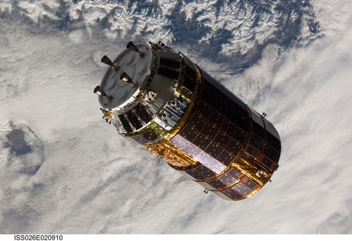 Unpiloted Japanese Kounotori HTV-2 Transfer Vehicle