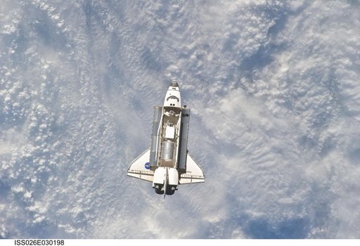 STS-133 Space Shuttle Discovery Approach