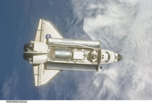 STS-133 Space Shuttle Discovery Approach