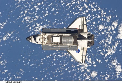 STS-133 Space Shuttle Discovery Approach