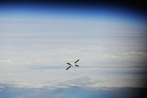 ESA Johannes Kepler ATV-2 during approach