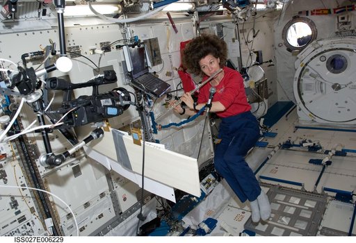 Coleman Plays a Flute in Kibo