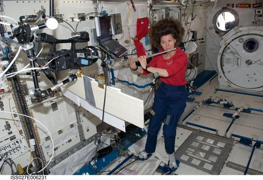 Coleman Plays a Flute in Kibo