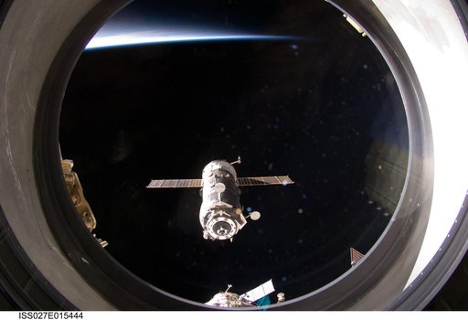 Progress 41P Spacecraft after Undocking from DC1
