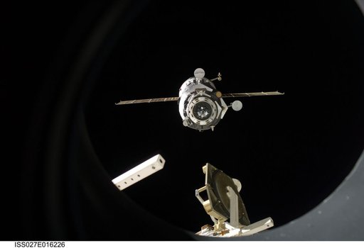 Progress 41P Spacecraft after Undocking from DC1