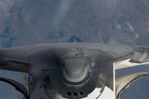 Mapping Sequence performed during the STS-134 R-Bar Pitch Maneuver