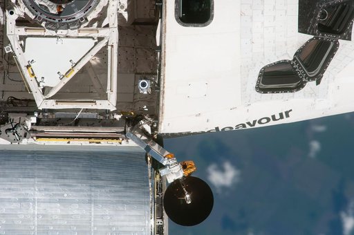 Mapping Sequence performed during the STS-134 R-Bar Pitch Maneuver