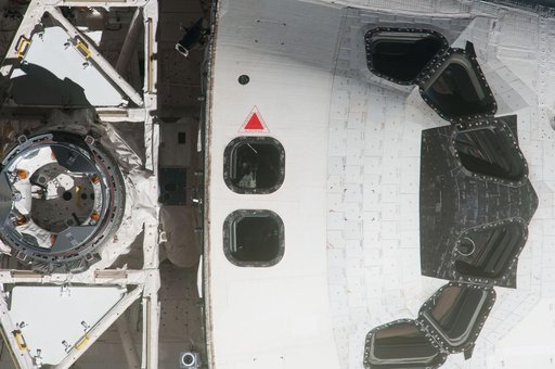 Mapping Sequence performed during the STS-134 R-Bar Pitch Maneuver
