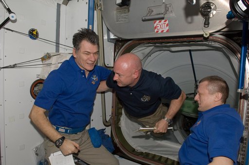 STS-134 Hatch Opening