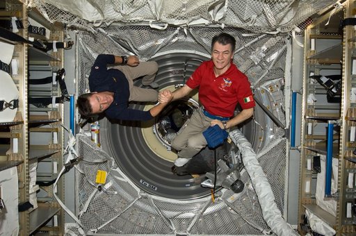 Vittori and Nespoli in ATV2