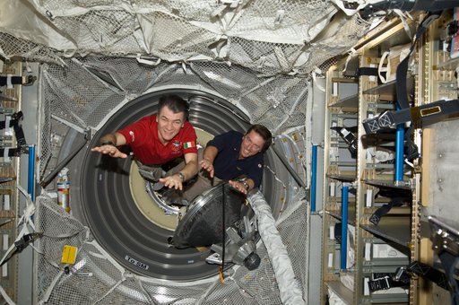 Vittori and Nespoli in ATV2