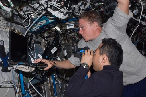 Expedition 28 Crew Members in the US Lab