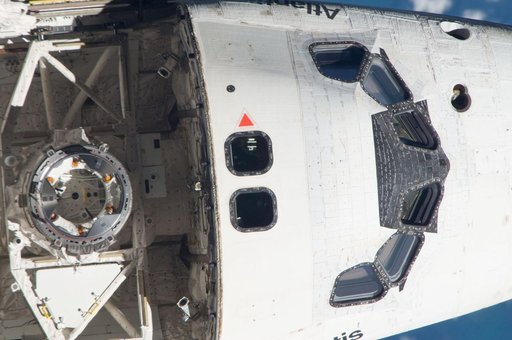 Mapping Sequence performed during the STS-135 R-Bar Pitch Maneuver