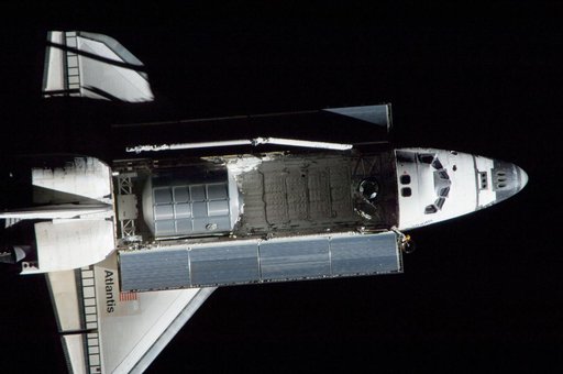 Mapping Sequence performed during the STS-135 R-Bar Pitch Maneuver